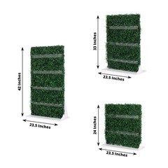 3 Green Boxwood Champagne Display Stand Party Events Decorations