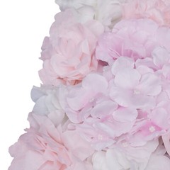 12 pcs Artificial Hydrangea Flower Wall Panel Party Garden Wedding Party Decor