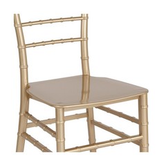 Gold Resin Chiavari Stacking Chair Heavy Duty for Event