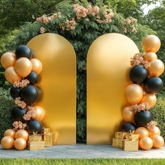 Arched Balloon Stand Covers Wedding Backdrop Cover Photography Background