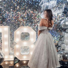 Square Shimmer Sequin Backdrop Wall Panels Great Events Birthday Party Decor DIY