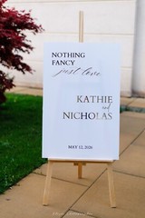 Acrylic Wedding Welcome Sign – Personalized Wedding Signs – Reception Signage