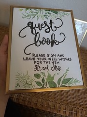 Hand-Painted Wedding Signs, Cards And Gifts Wedding Sign, Guest Book Sign