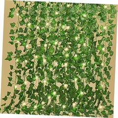 Ivy Fake Vines for Room Decor 12 Pack 86 FT Artificial Plant Green-12 Light