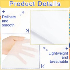 Gersoniel 100 Sheets 15 x 20 Inch No Acid Free White 15 x 20 Inch, white