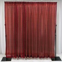 10 feet Black DUAL CROSS BAR Photo BACKDROP STAND Wedding Party Events Supplies