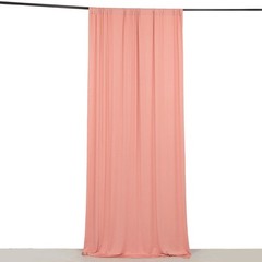 5 ft x 10 ft DUSTY ROSE 4-Way Stretch Spandex Divider Backdrop Curtain Wedding