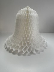 Vintage Wedding Bells Tissue Paper Honeycomb Decorations Set of 3 Bridal Shower