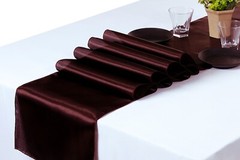 10/15/20/25/30 Satin Table Runners Wedding Banquet Table decoration 12″ X 108″