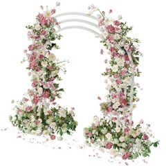 Heavy Duty Arch Backdrop Stand Garden Metal Arbor Frame For Wedding Party Stage