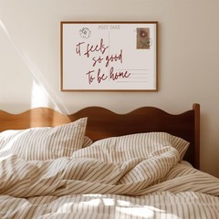 Warm Healing and Cozy Home Decor Print Retro Apartment Aesthetic Vintage Post…