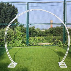 White Metal Wedding Arch Frame Flower Balloon Backdrop Decorative Event Props