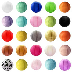 4/6/8/10/12/14/16Inch Chinese Paper Ball Lampion Hanging White Wedding Decoratio