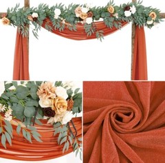 Outdoor Backdrop Curtain Densed Elastic Wedding Arch Drapes Photo Photography 2f