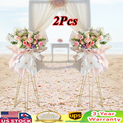 2pcs Flower Plant Stand Display 3.4ft Tall Flower Pot Holder Rack For Decor USA