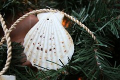 Seashell Wedding Gazebo Archway Garland Large Long Size, 68″ +, G-89