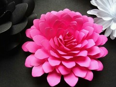 Paper Flowers 3D Handcrafted 5 pcs Mixed DIY Wedding Party Decor Craft Scrapbook