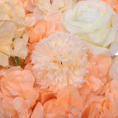6pcs Artificial Flower Wall Panels Wedding DIY Silk Petals Floral Backdrop Decor