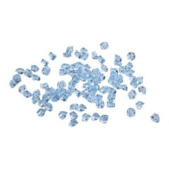 200*Acrylic Stones Highly Transparent Plastic Gems Colorful Fish Tank Decoration
