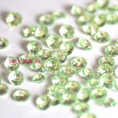 10000 Green Acrylic Diamond Confetti 4.5mm for Wedding Decoration Table Scatters