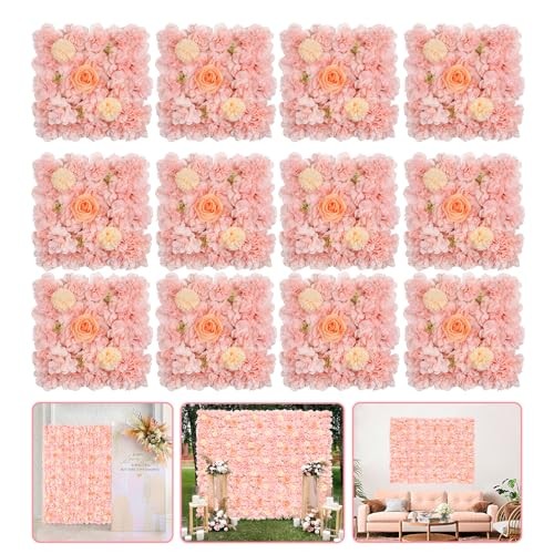 Artificial Flower Wall 5ftx3.74ft Peach – HN-LJ-12-Pink Flower Wall5.15