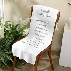 HunnmingRe Reserved Signs for Wedding Reserved Memorial Wedding Chair Sign wi