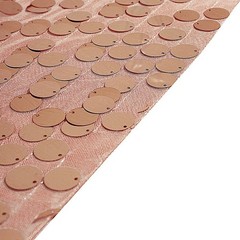 BLUSH 8×8 ft Big Payette Sequined BACKDROP CURTAIN Wedding Events Decorations