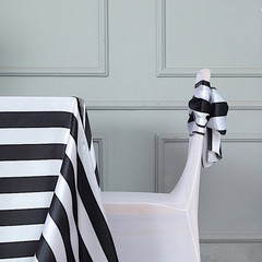 150 pcs Satin Stripe Chair Sashes Wedding Dinner Event Decorations Supplies