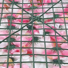 40 x 60 cm 20Pieces Flower Wall Champagne White & Pink Rose Panel Floral Decor