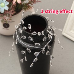 Acrylic Crystal Bead Flower Branch String Bridal Headdress Wedding Props Craft