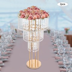 3-Tier Flower Stand for Wedding, Crystal Flower Stand, Weddings Decoration Stand