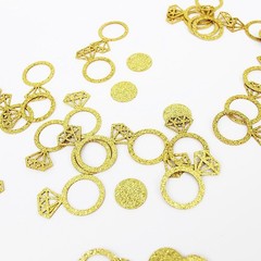 Gold Wedding Confetti Engagement Party Decorations Bridal Shower Confetti