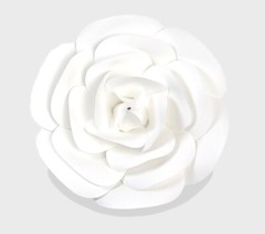 Decor In The Box 11 piece Handmade Paper Flower Set, Peach/Cream/White