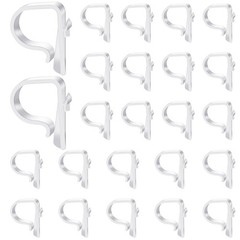 24 Heavy Duty Church Pew Clips – Plastic Hooks for Wedding Decorations, Aisle Fl