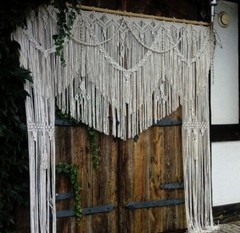 Handcraft Backdrop, Macrame Wall Hanging, Macrame Curtain Decor, Wedding Decor