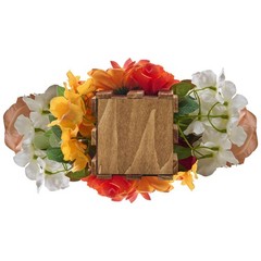 VEVOR Freestanding Flower Arrangements Wedding Orange Floral Centerpieces 4 Pcs
