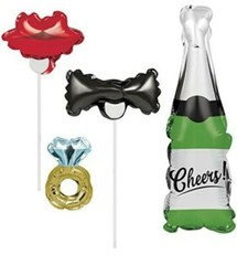 Wedding Inflatable Photo Booth Props Balloons 4 Piece Set Party Balloons NEW