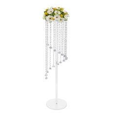10* Crystal Flower Stand Wedding Centerpieces For Tables 80cm Tall Flower Stand