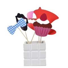 Wedding Photo Booth Props New Design Attached To The Stick US Seller, Ships Free