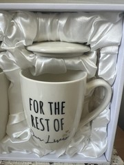 Engagement Coffee Mugs With Lids “Lets Have Coffee Together For The Rest Of Our