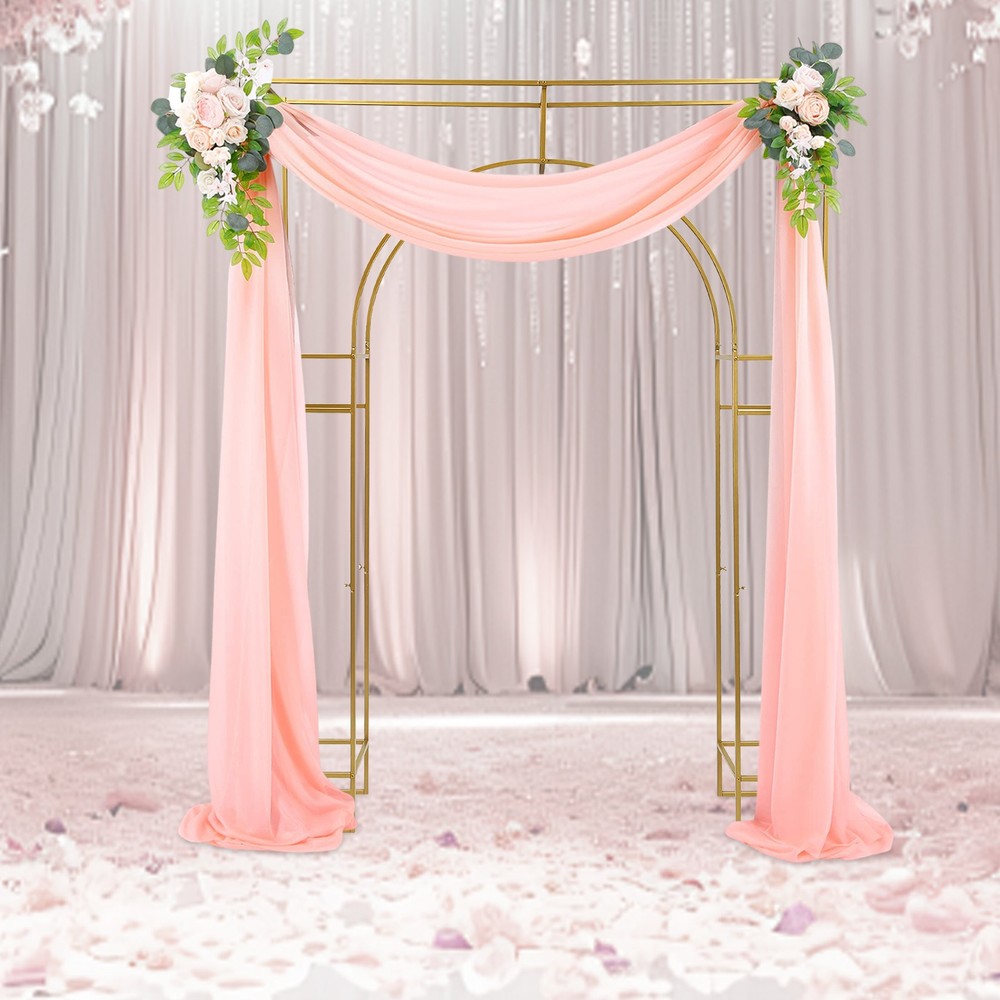 Wedding Arch Backdrop Stand 180*30*250cm Wedding Arches for Ceremony Square