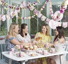 Talking Tables BG-CNAPKIN Blossom Tea Party Floral Napkins, Pack of 20, 25 x