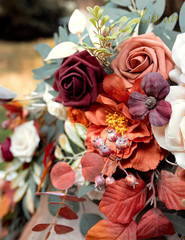 9FT Wedding Arch Flower Garland, Handmade Wedding Table Decorations,Head Table F