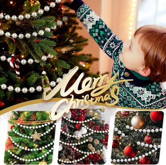 48 Feet Faux Pearl Beads Garland 8Mm Craft String Pearls for Wedding Centerpiece