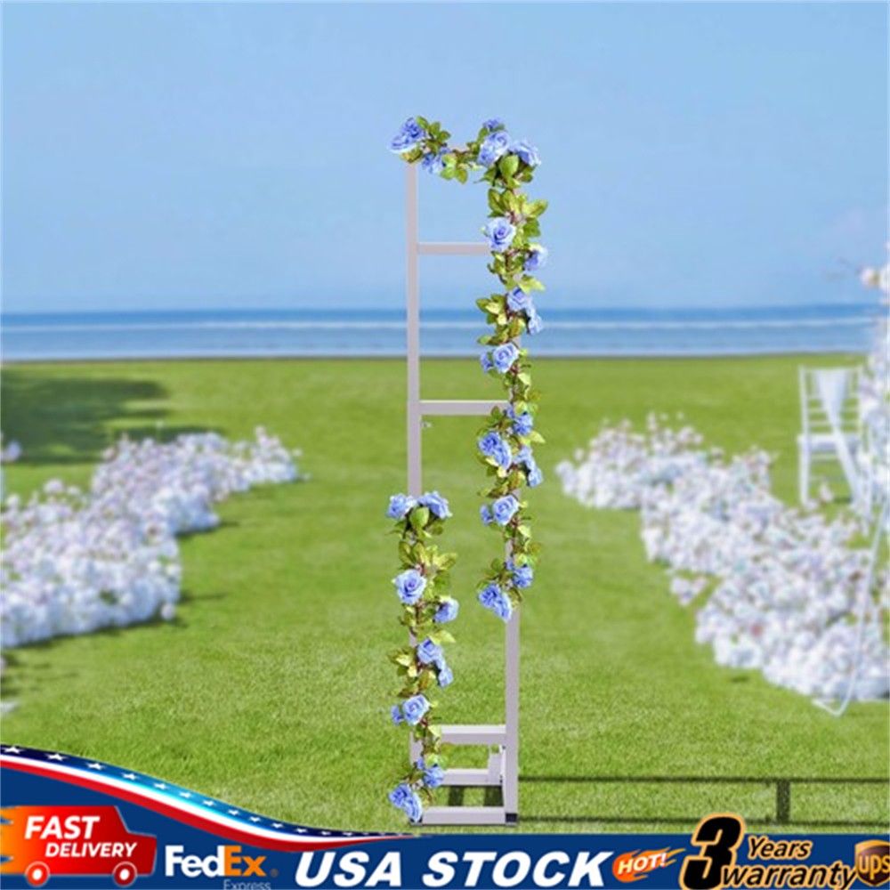 2m Iron Adjustable Height Wedding Arch Backdrop Stand Garden Arbor Frame