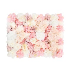 6X Artificial Silk Flower Wall Panel Venue Background Floral For Wedding Party