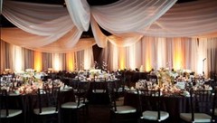 Ceiling Draping Sheer Voile Chiffon Backdrop Wall Divider Drape Panel Wedding