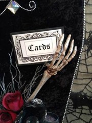 Coffin Wedding card boxHalloweenblackgothicfabriccustompersonalizeddecor
