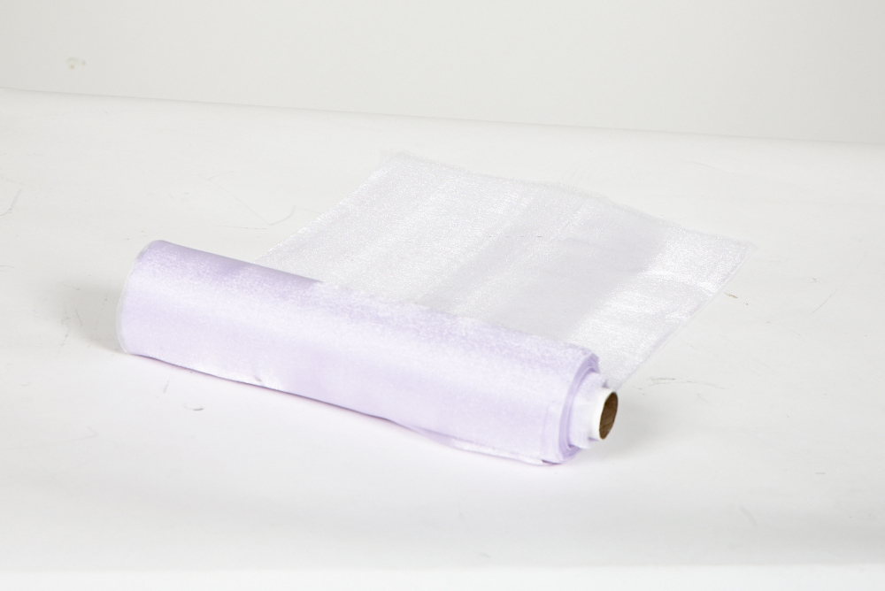 SNOW ORGANZA FABRIC MATERIAL ROLL 03 SIZE CHAIR BOWS TABLE RUNNER WEDDING DECOR