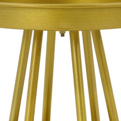 10Pcs Circular Flower Stands 5.91inch Tall Gold Flower Stand for Wedding Decor